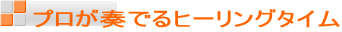 プロが奏でるヒーリングタイム 